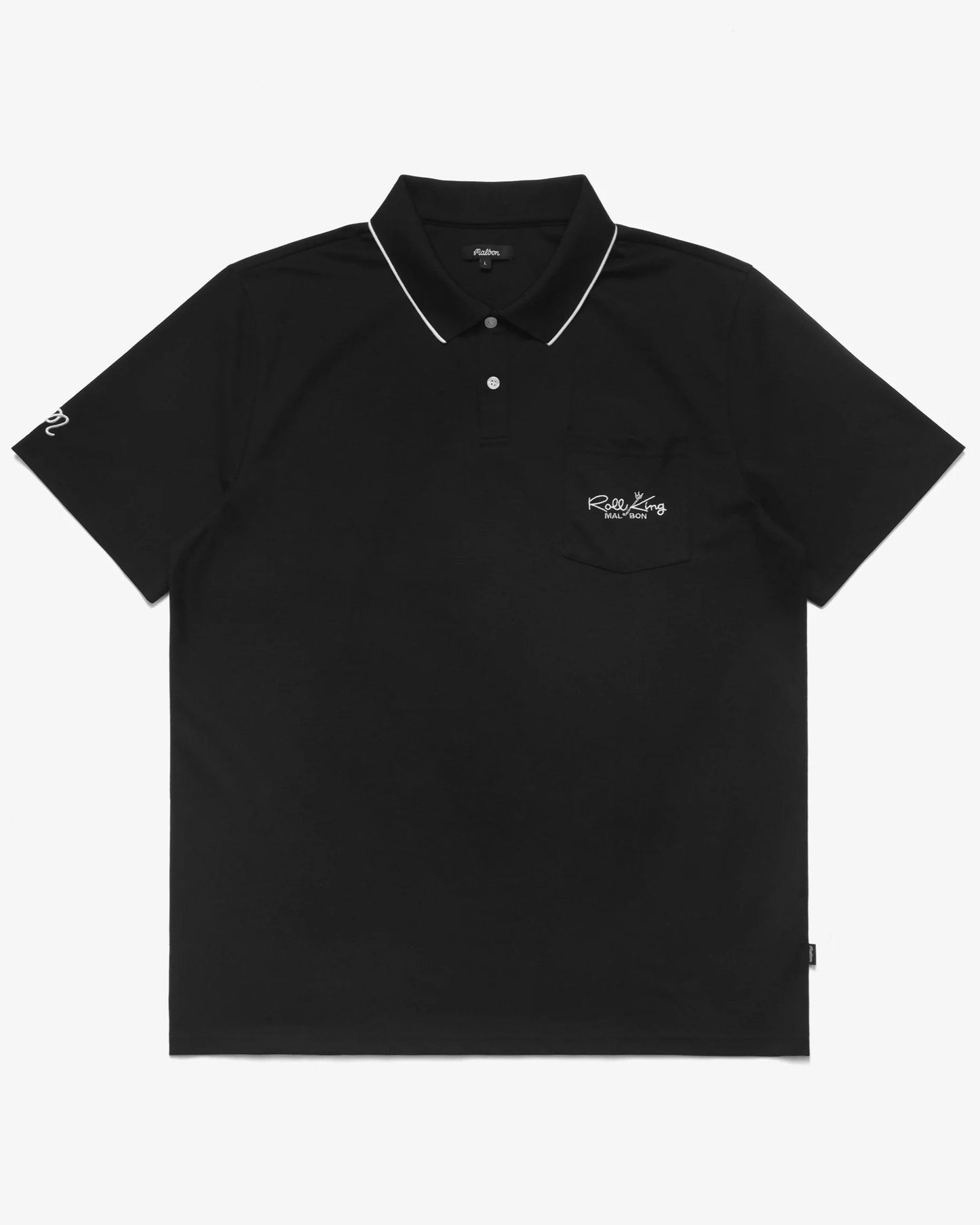 Malbon Roll King Performance Pique Polo