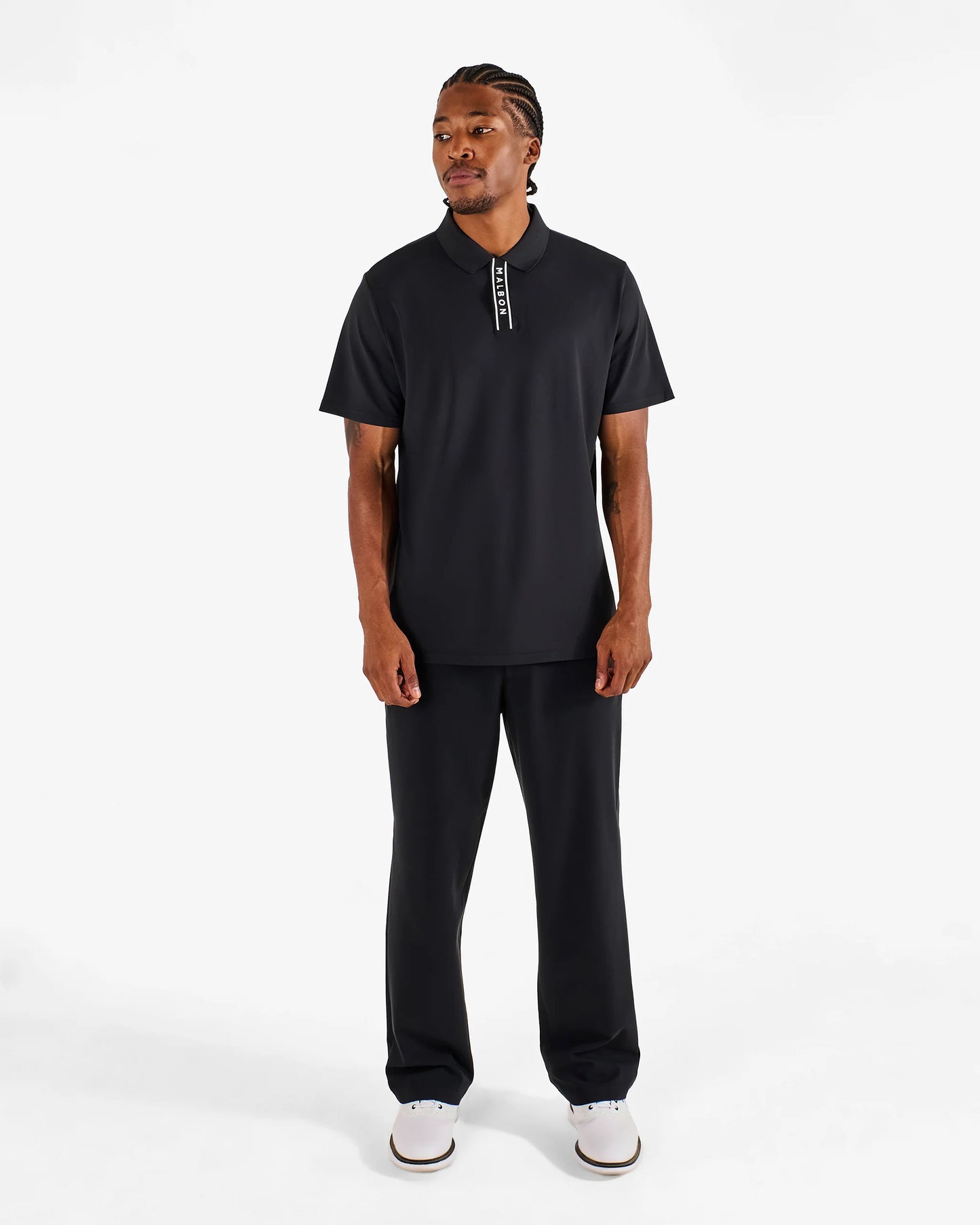 Malbon Block Placket Polo