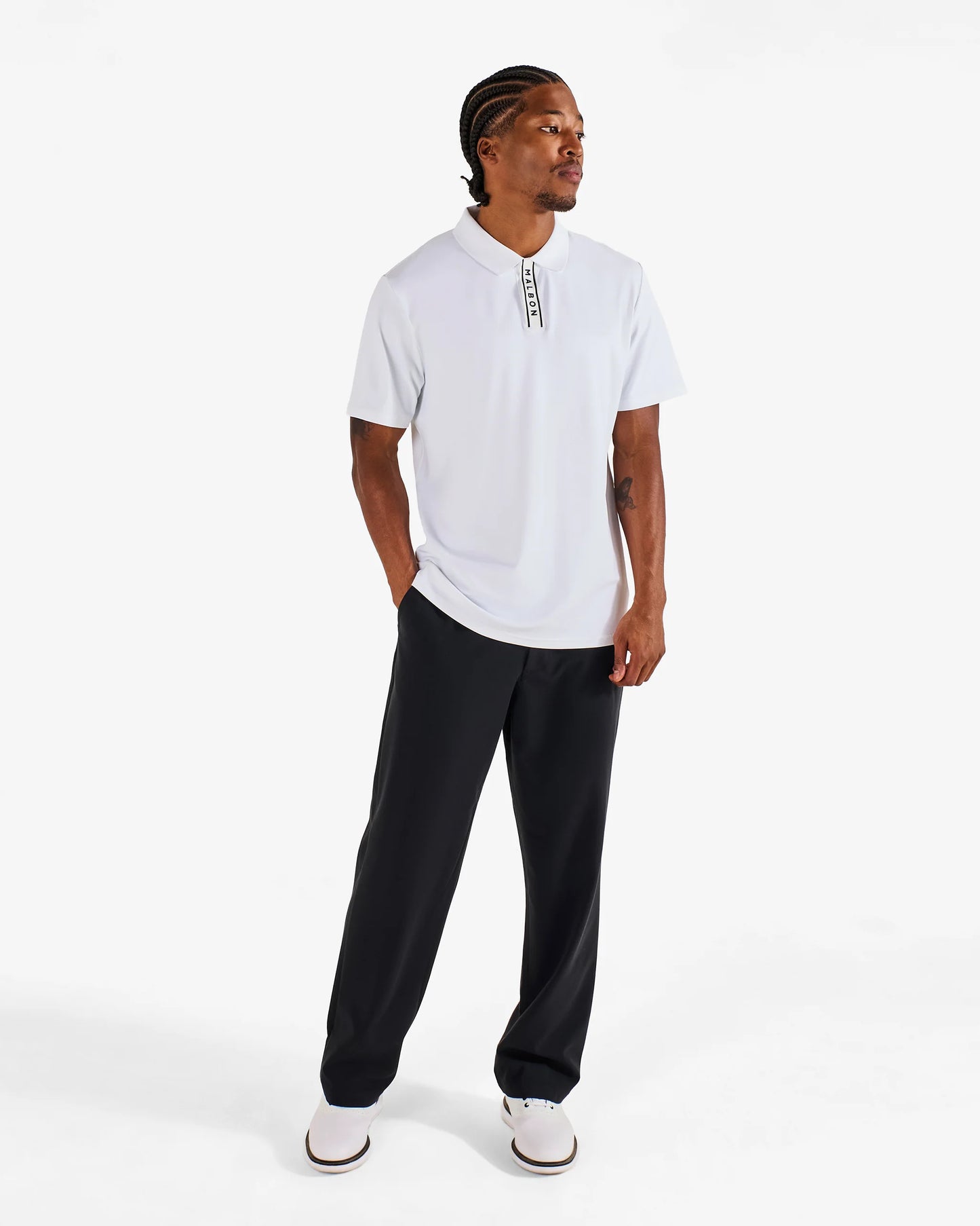 Malbon Block Placket Polo