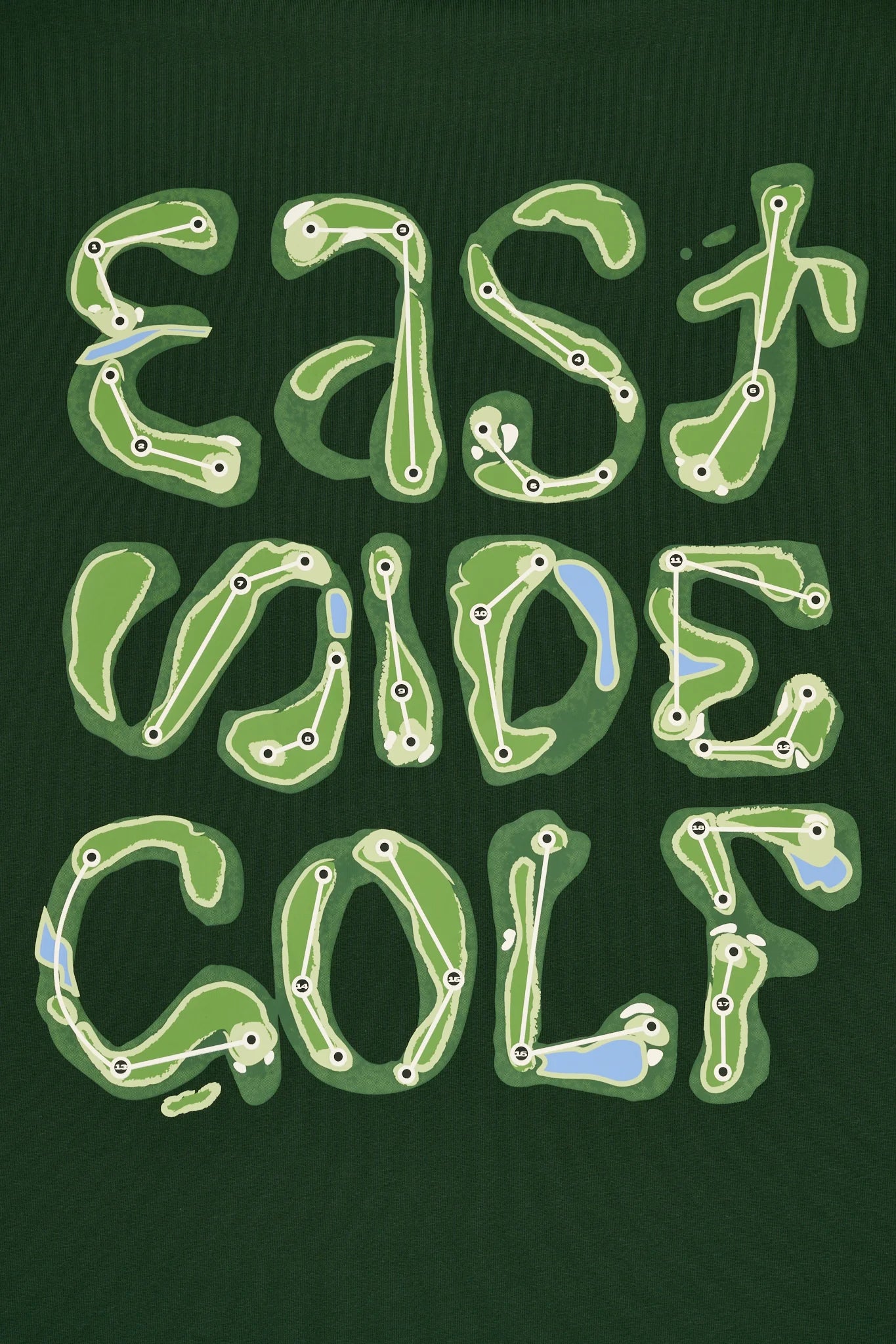 Eastside Golf Chart Your Own Course Tee