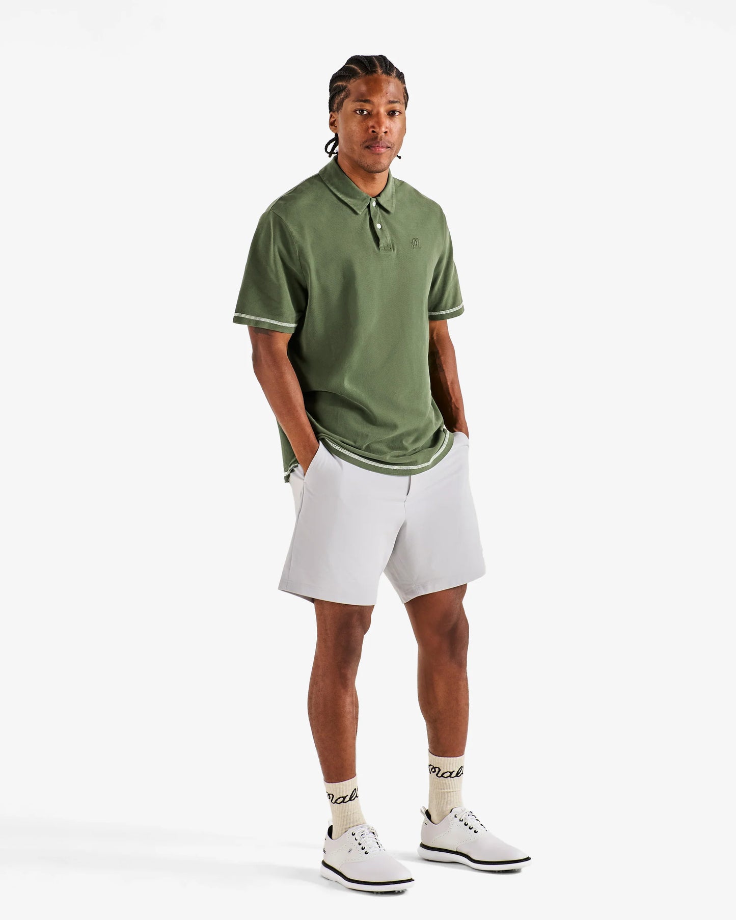 Malbon Fairway Overdyed Polo
