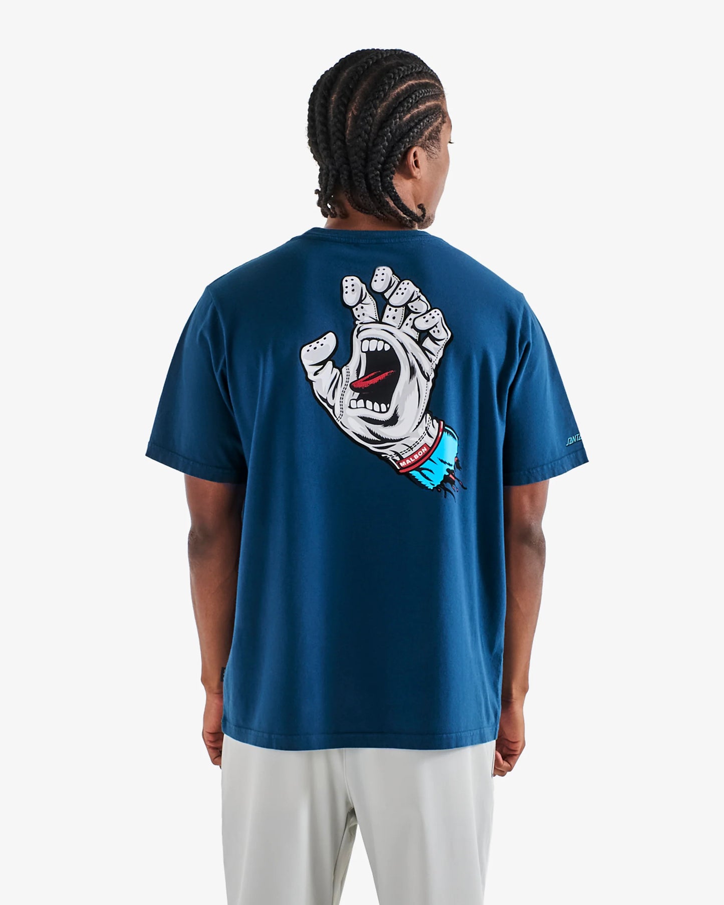 Malbon x Santa Cruz Bermuda Screaming Hand Tee