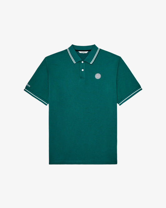 Malbon Fairway Applique Pique Polo