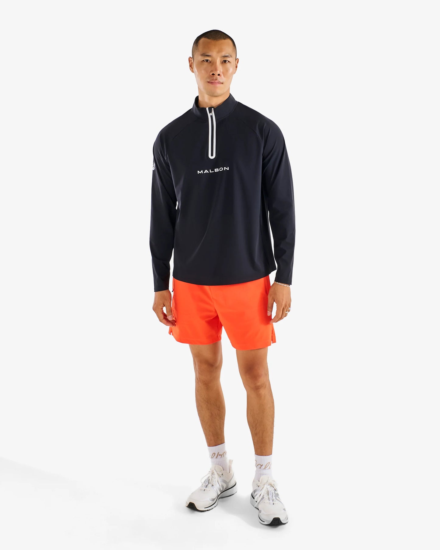 Malbon Performance Raglan Quater Zip