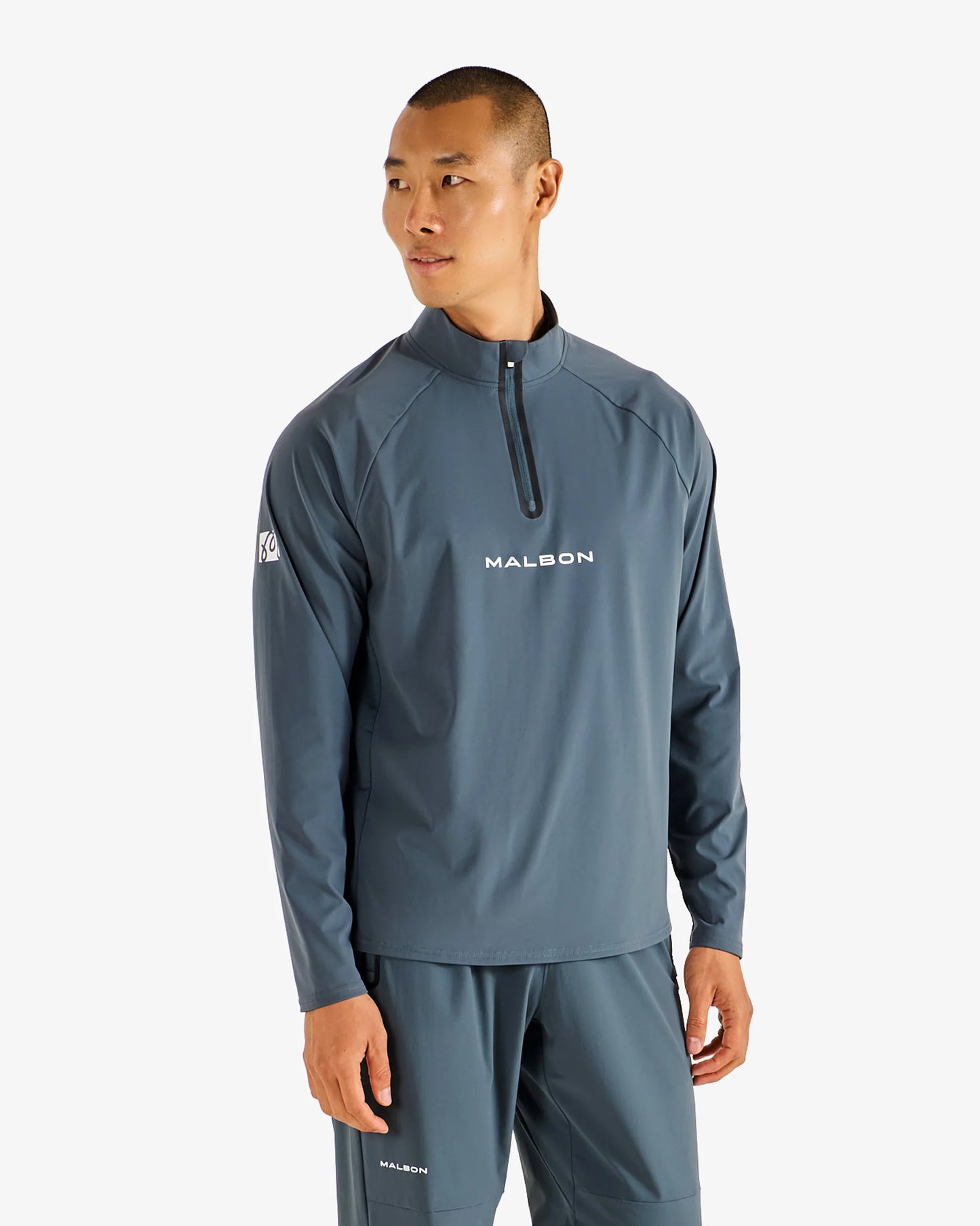 Malbon Performance Raglan Quater Zip