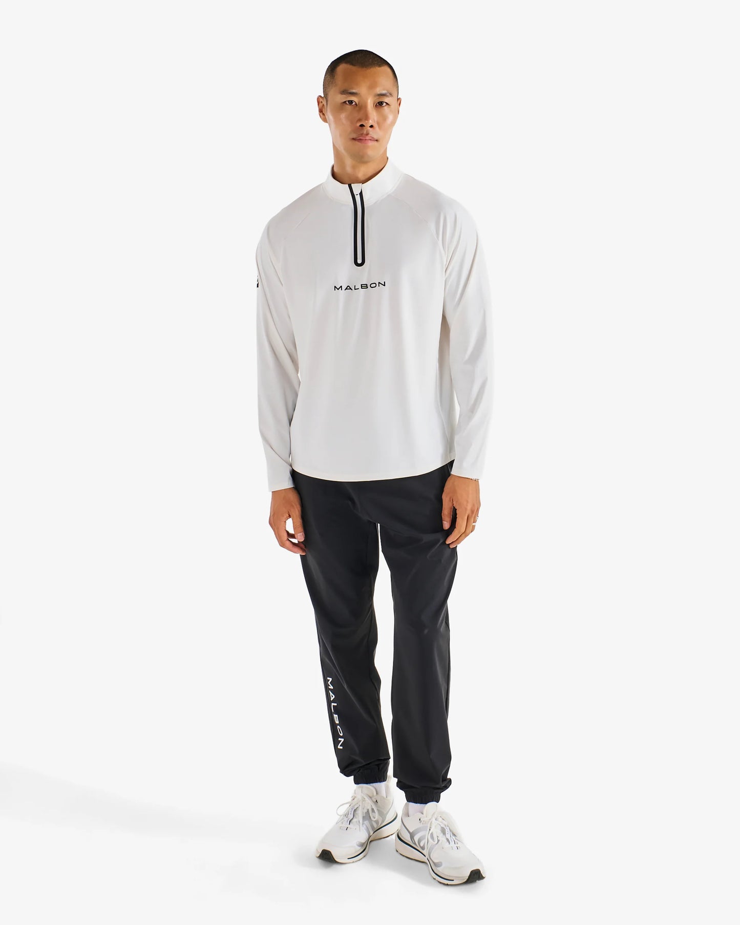 Malbon Performance Raglan Quater Zip