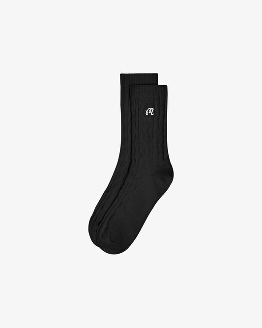 Malbon Cable Knit Sock