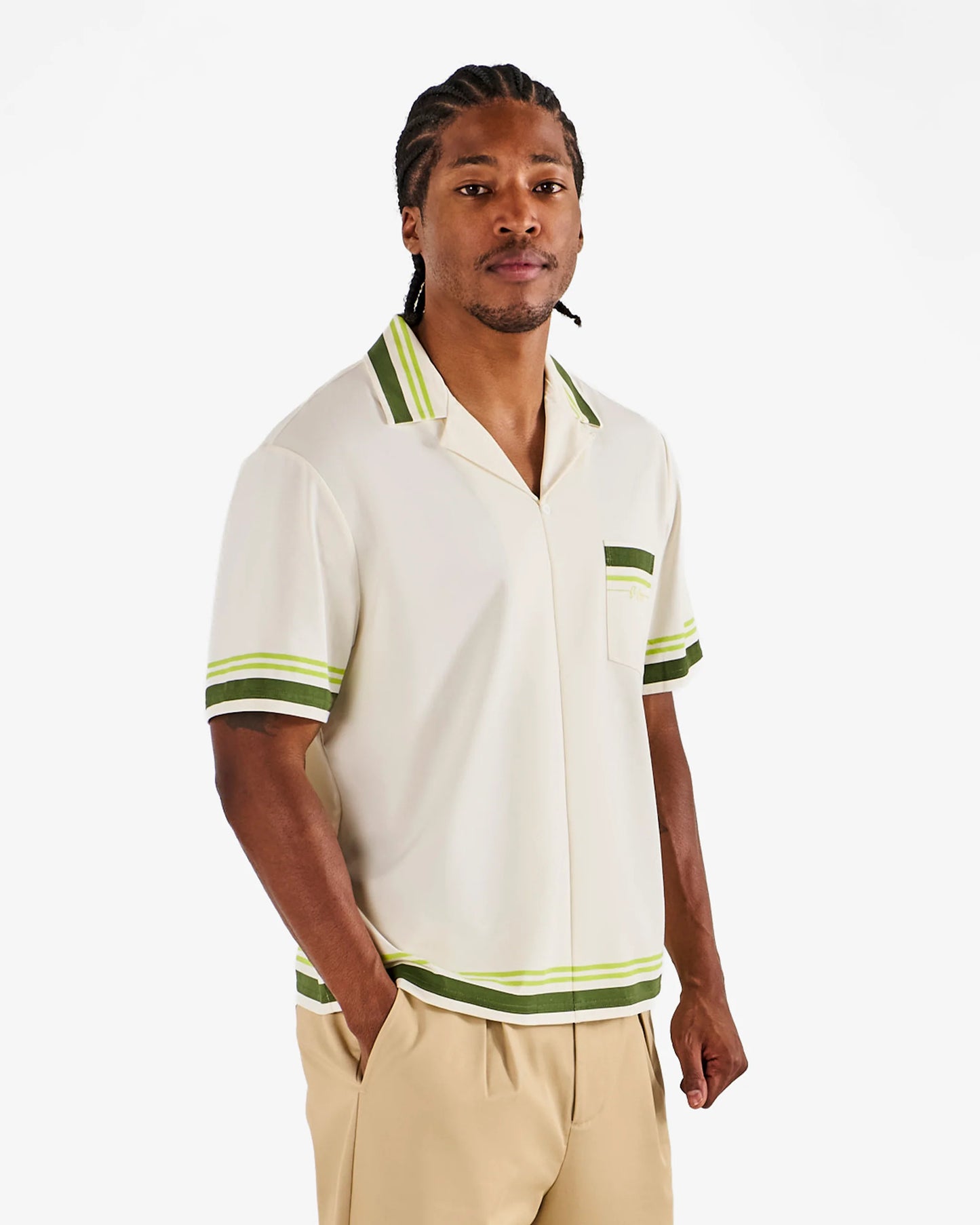 Malbon Ventura Camp Shirt