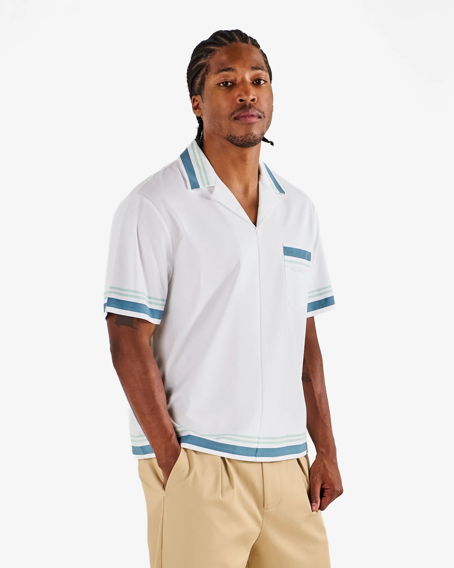 Malbon Ventura Camp Shirt