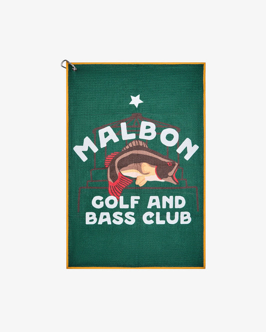 Malbon Bass Club Golf Towel
