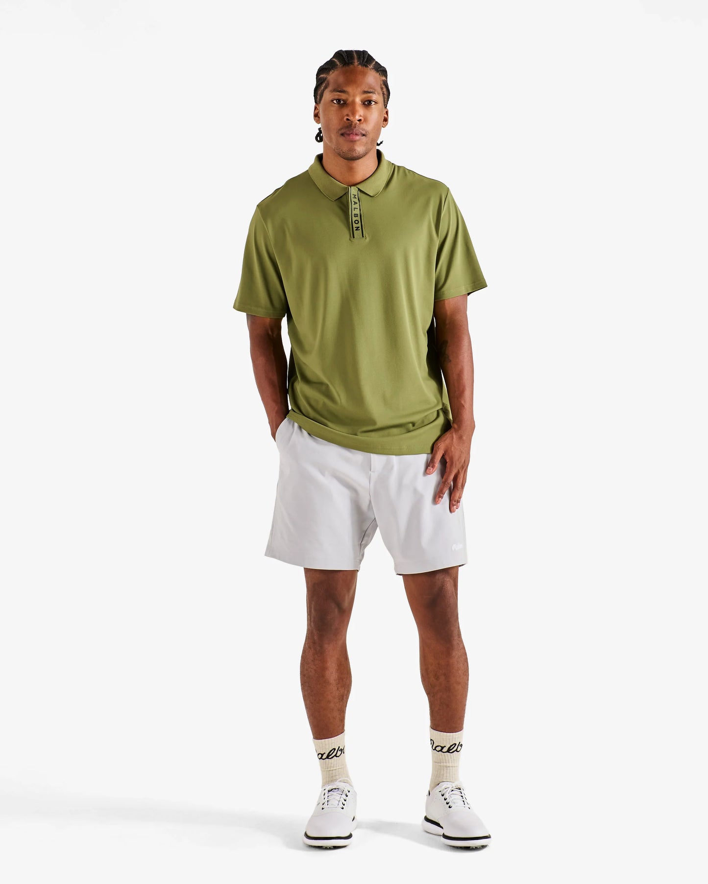 Malbon Block Placket Polo
