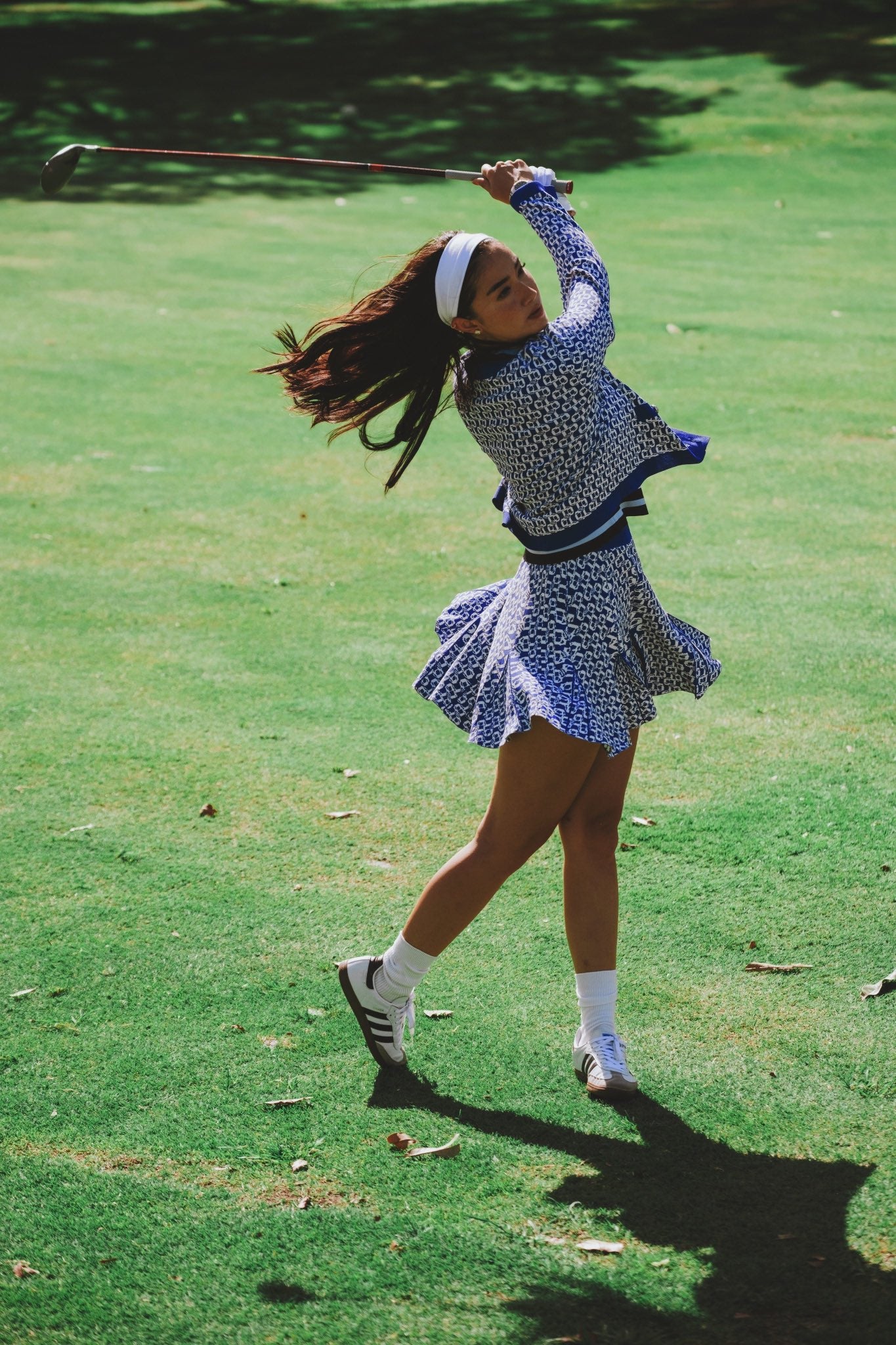 Malbon Amelia Gusset Pleat Skirt