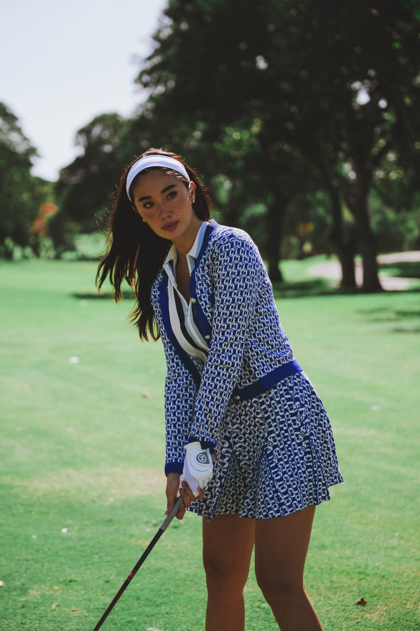 Malbon Amelia Gusset Pleat Skirt